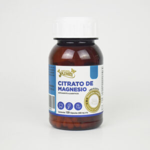 Citrato de Magnesio | 120 Cápsulas 0.5g